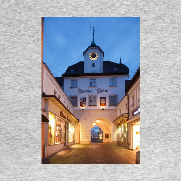 Mittertor , Rosenheim, Upper Bavaria, Bavaria, Germany by Kruegerfoto